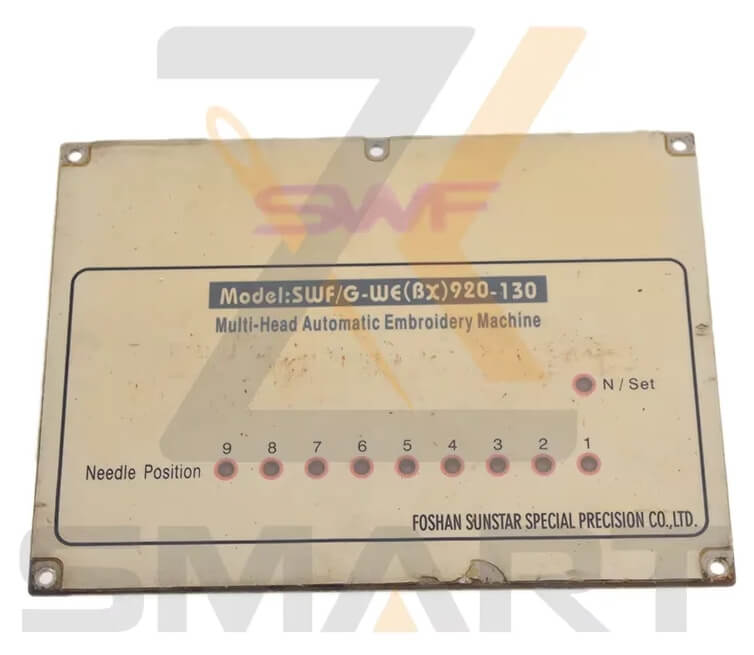 SWF 9 Color Needle Position Card SWF Embroidery Machine Parts