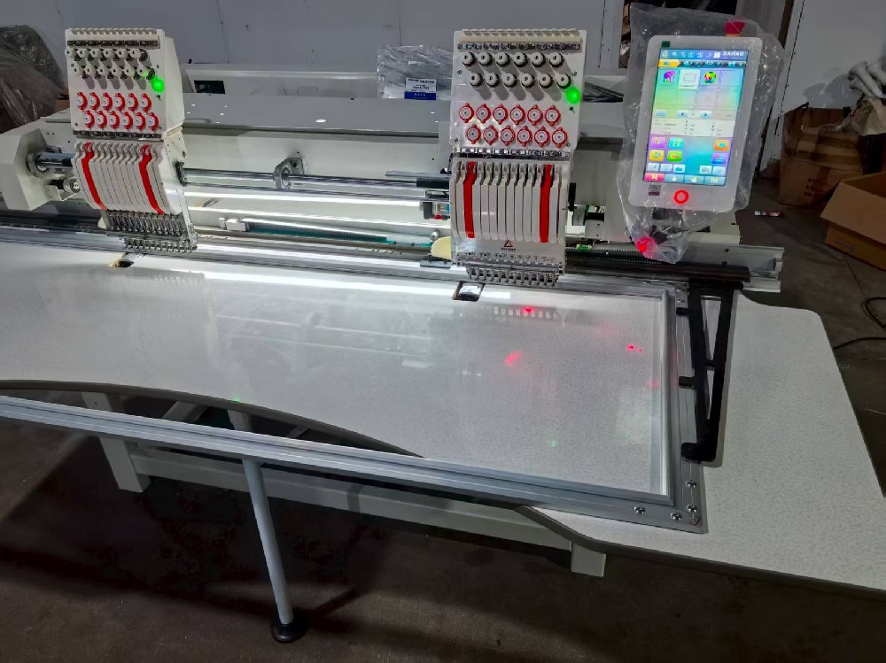 ZX embroidery machine 2 heads 12 colors