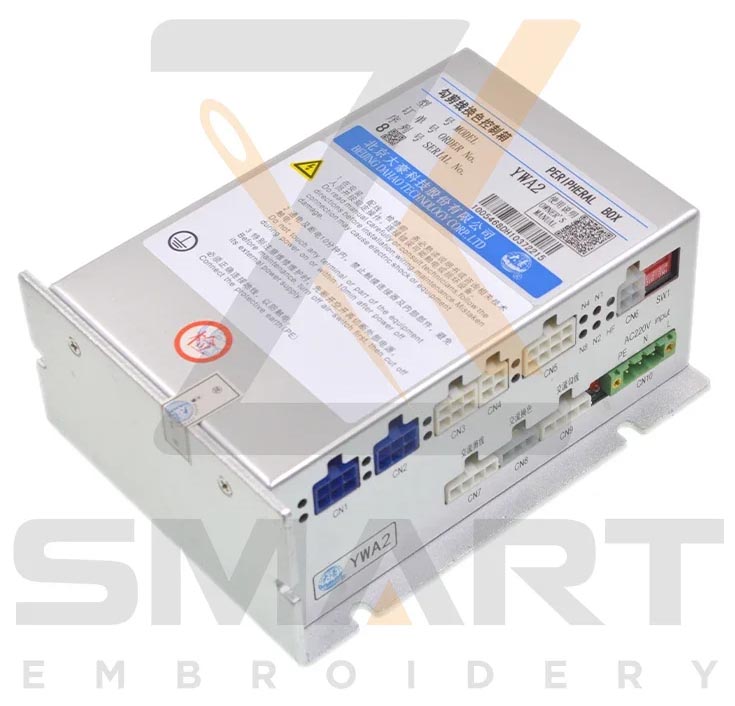 Used DAHAO YWA2 Color Change Wiper Trimming Controler China Embroidery Machine Parts ,EDH06-YWA2