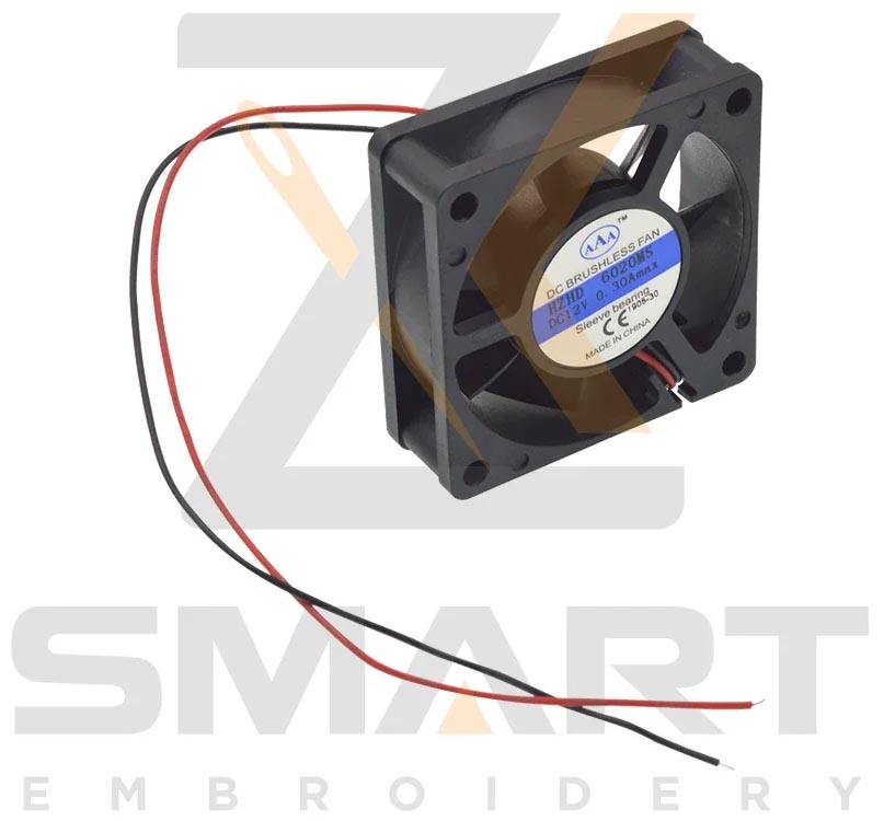 Cooling Fan 60*60*20 12 Volt Tajima SWF Chinese Embroidery Machine Parts EDH06-60*60*20-12V