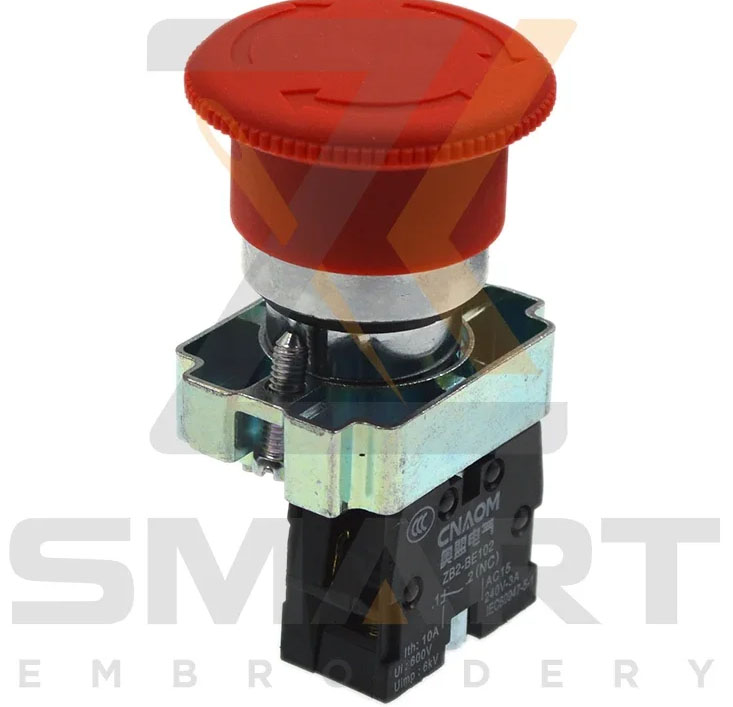 Emergency Stop Switch ZB2-BE102 Embroidery Machine Parts EDH06-ZB2-BE102