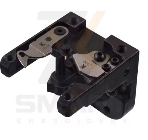 Trimming Knife Ass'y With Base For Small 44 Rotary Hook Box For Chinese Embroidery Machine parts