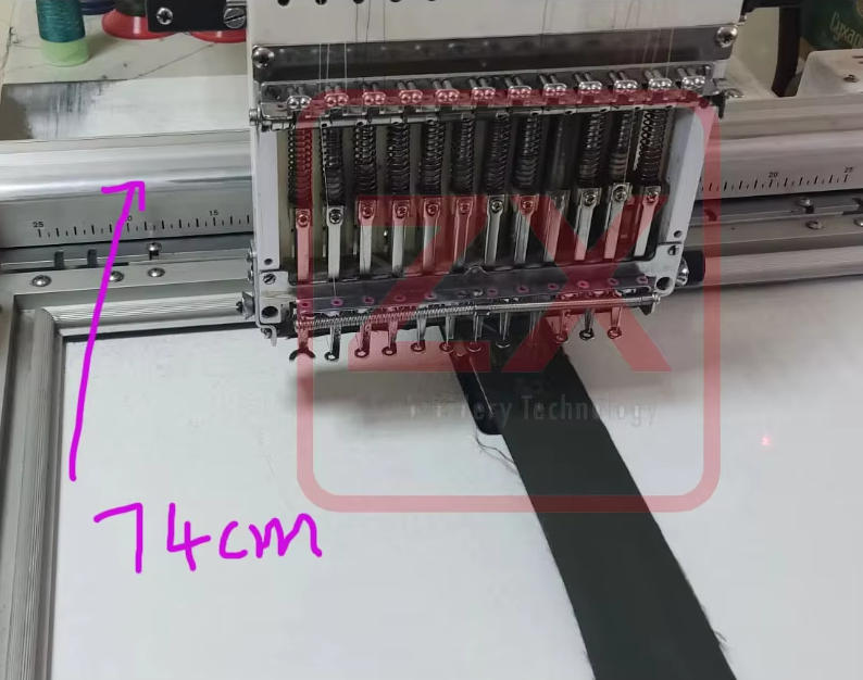 X Y rail 74cm length without motor for China jack embroidery machine parts